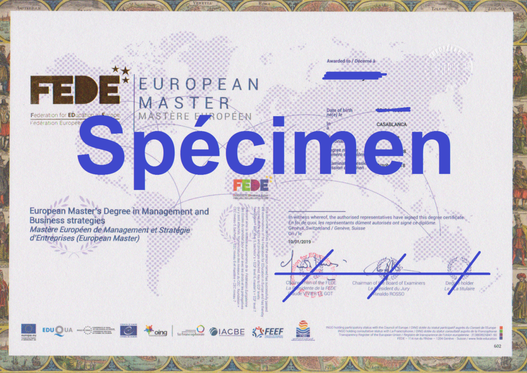 Les diplômes Fédé CulturaVox — free download